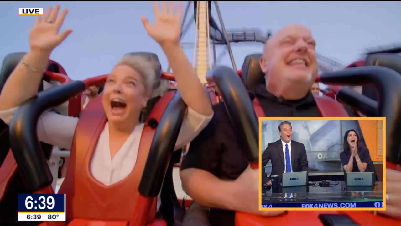 Ride along on new Tormenta: Rampaging Run roller coaster at Six Flags Over Texas