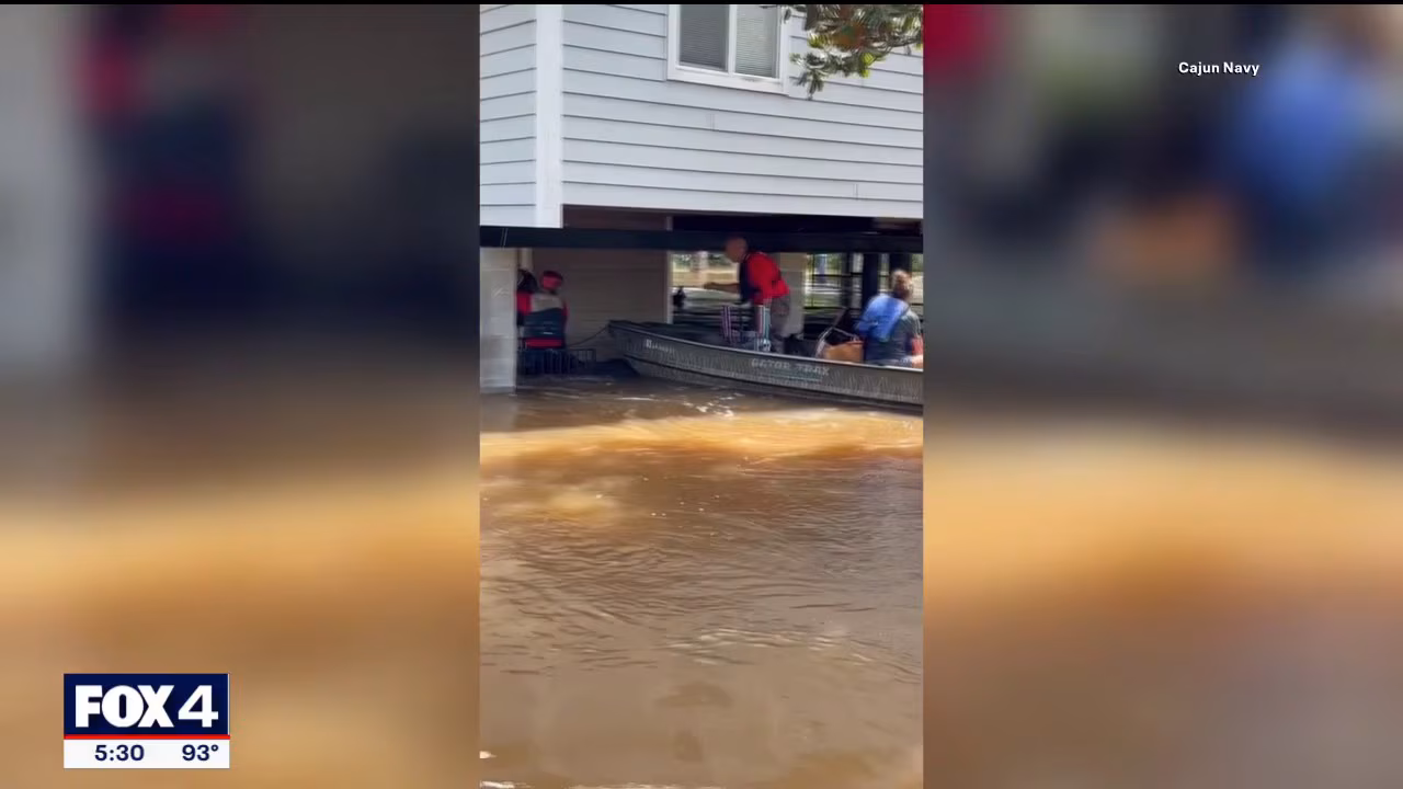 NTX youth baseball team OK after getting caught in floods
